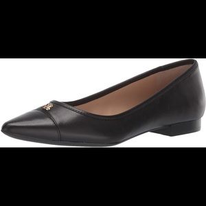 LRL Lauren Ralph Lauren Halena Flats Black Super Soft Leather 9B